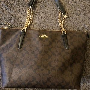 COACH AVA CHAIN TOTE